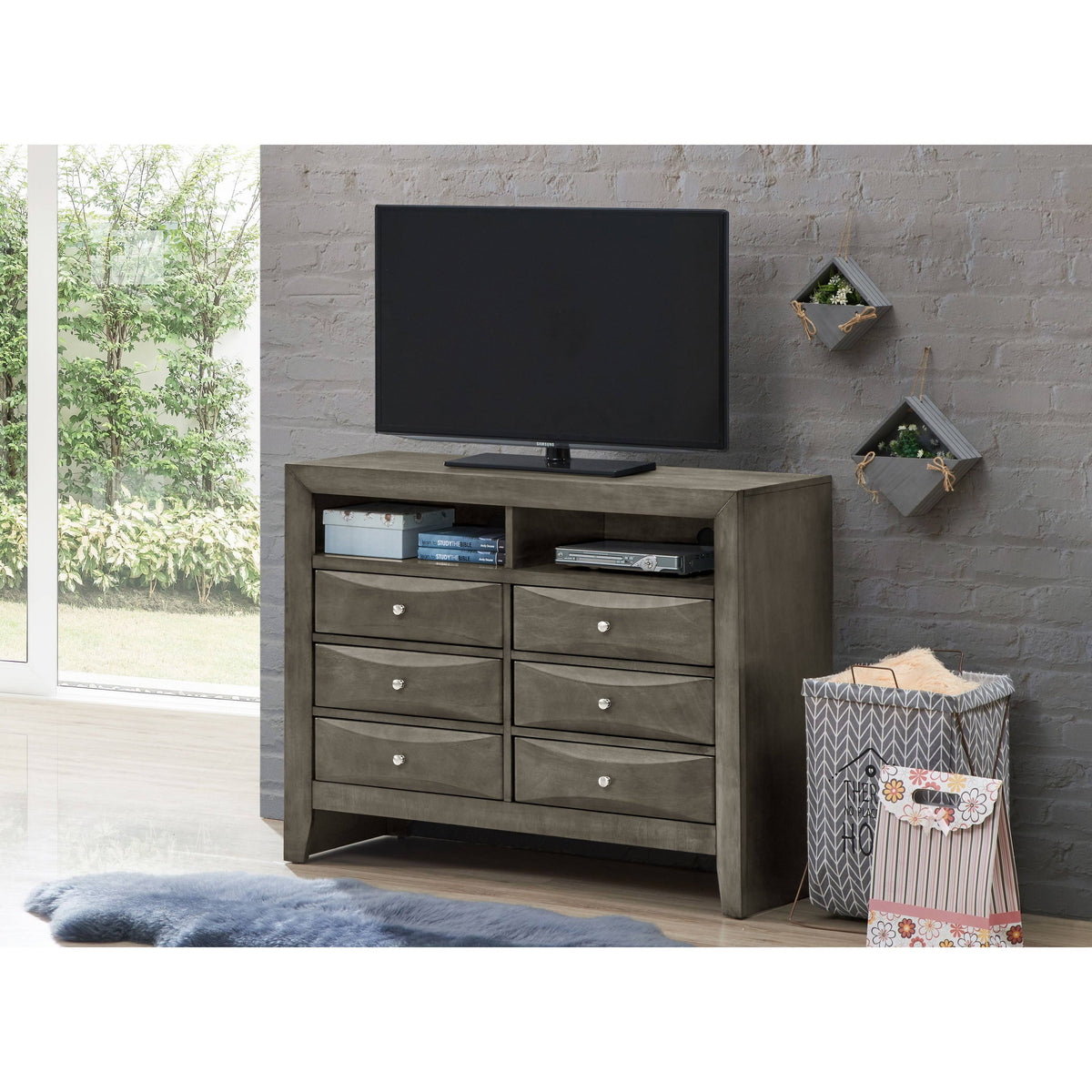 Gray Media Chest D234
