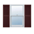 Bordeaux Vinyl Louver Shutters R11503