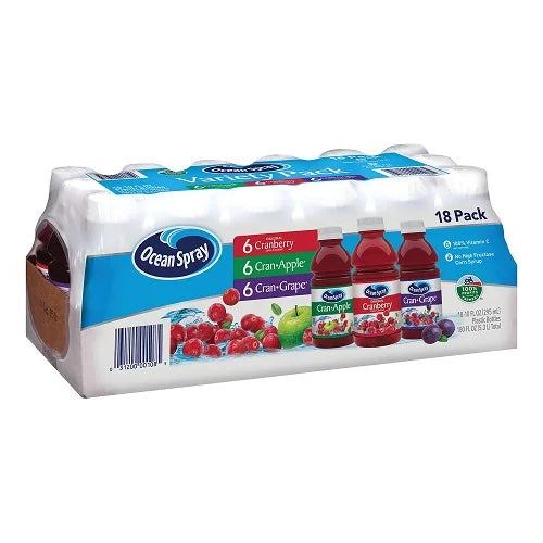 Ocean Spray Juice Drink Variety Pack (10oz / 18pk) Q751