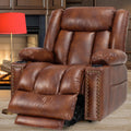 Large Power Lift Recliner with Extended Footrest, Heat and Massage M832