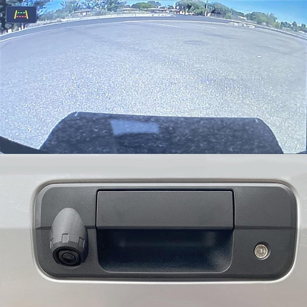 Tailgate Handle Backup Rear View Camera Black Pack of 2 E1286
