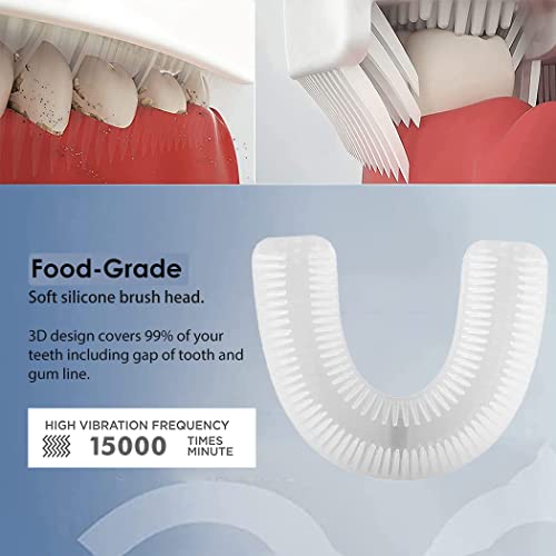 White Rechargeable Ultrasonic Toothbrush U21549