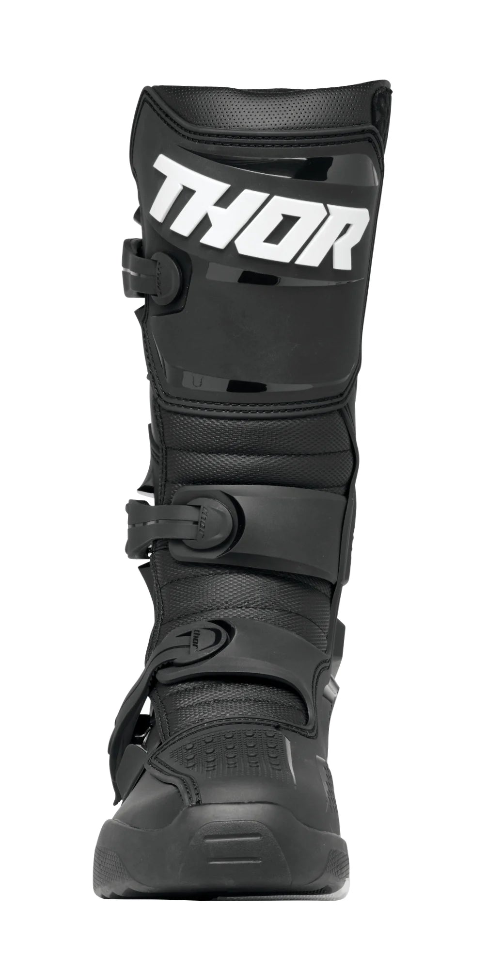 Black/White Motocross Offroad Riding Boots X9274