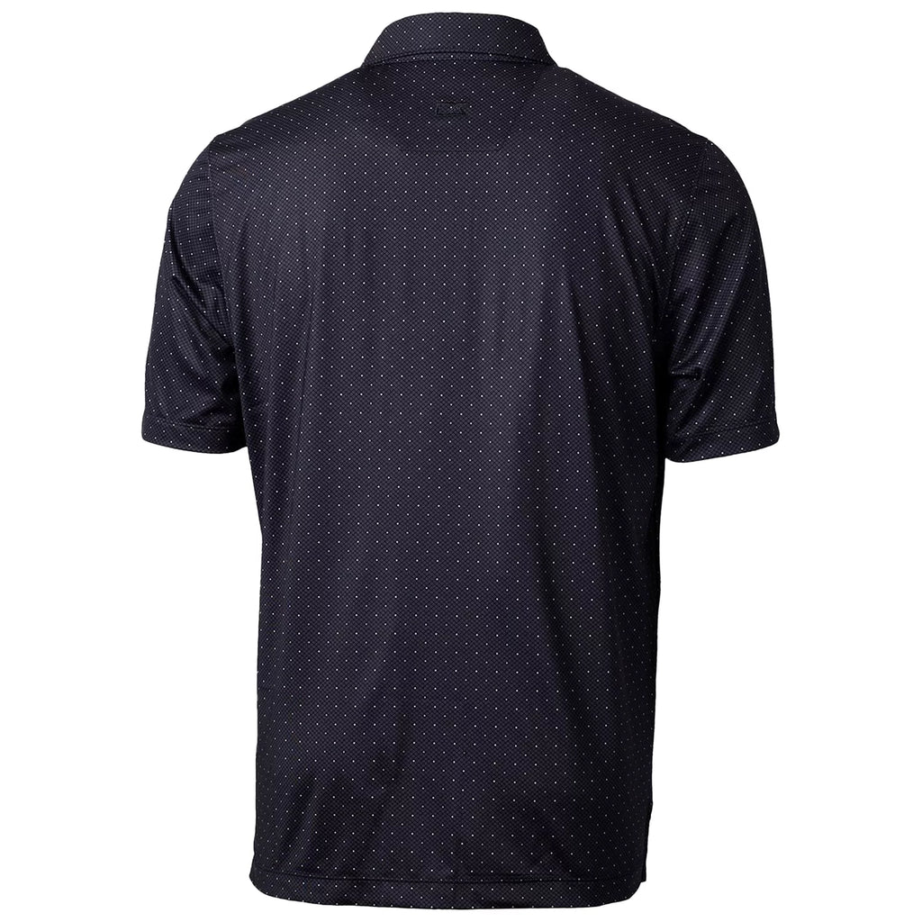 Men's Black Stretch Polo Z819