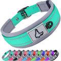 Reflective Soft Neoprene Padded Nylon Dog Collar Z2159