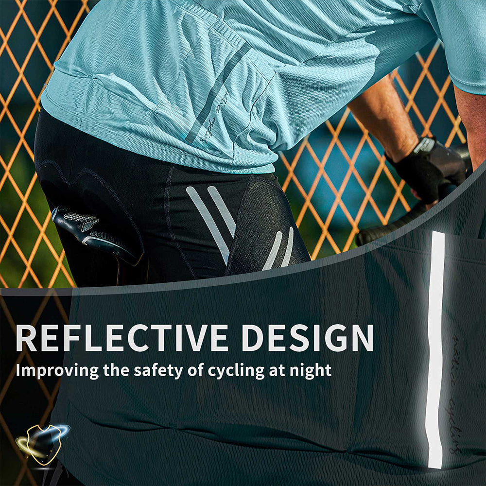 Short Sleeve Cycling Jersey with Three Pockets R3640