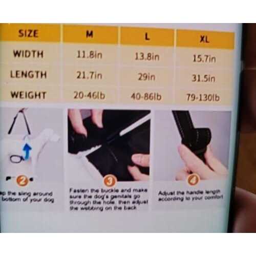 Adjustable Dog Lift Harness N769