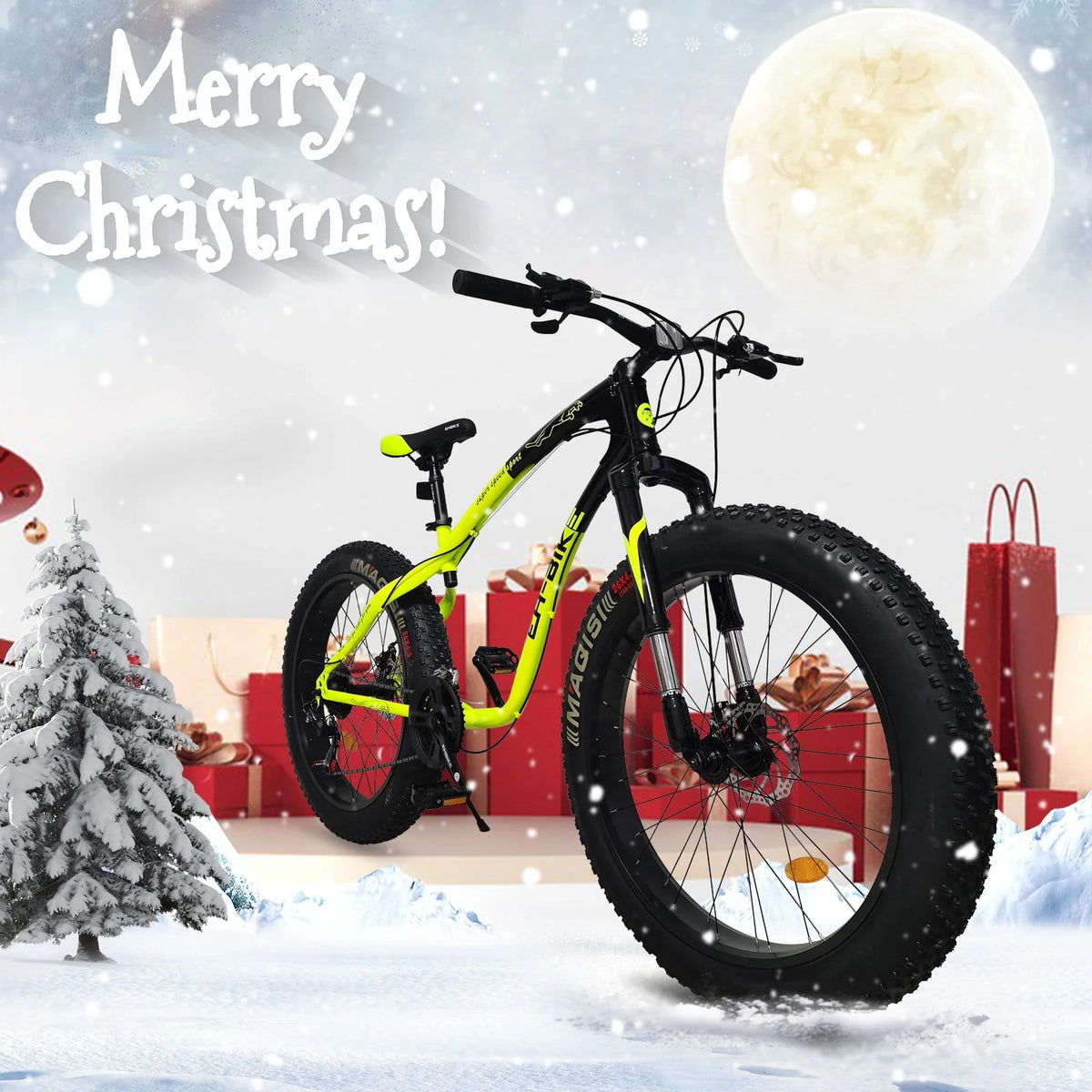 26-inch Fat Tire 21-Speed Mountain Bike N923