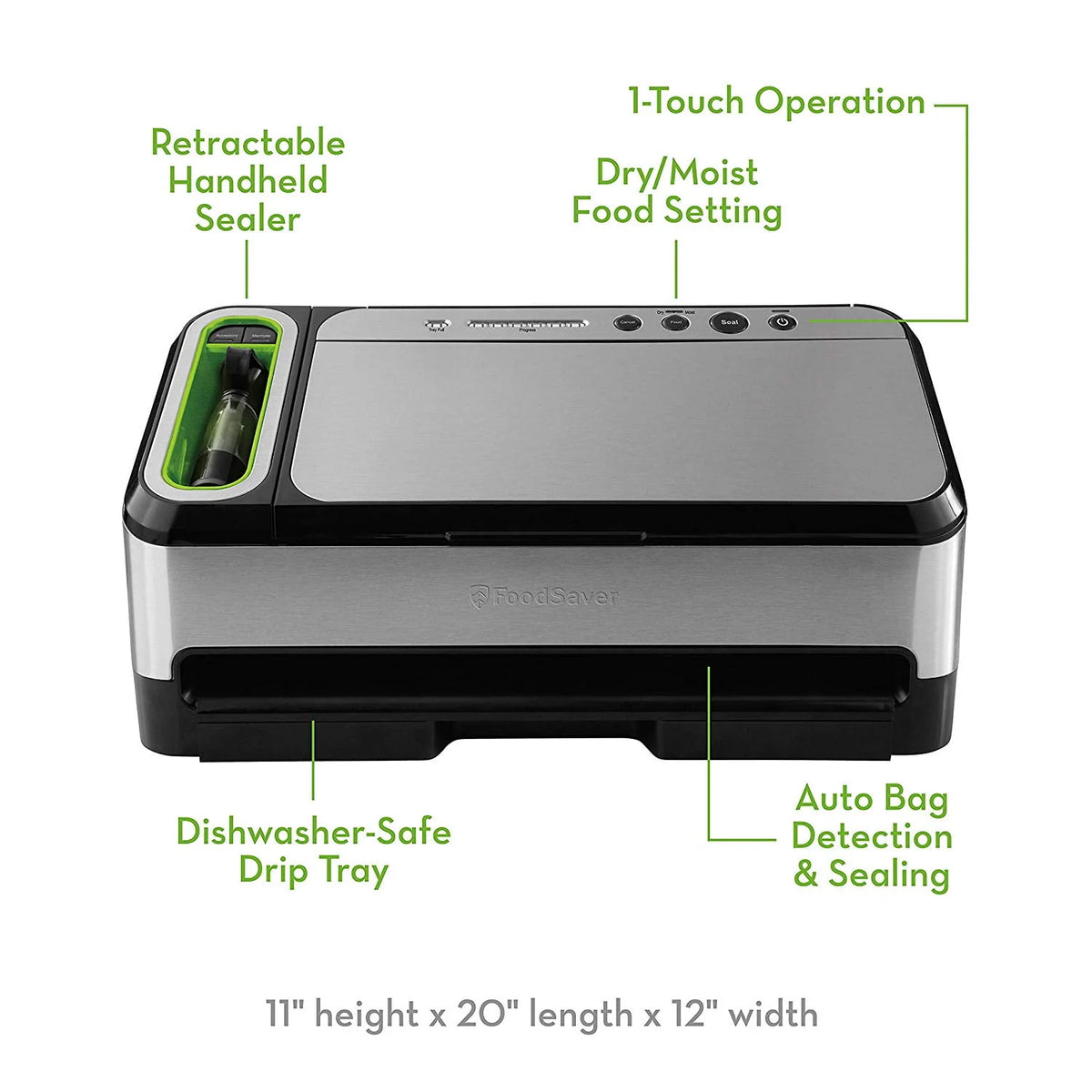 Automatic Vacuum Sealing System with Handheld Sealer F660