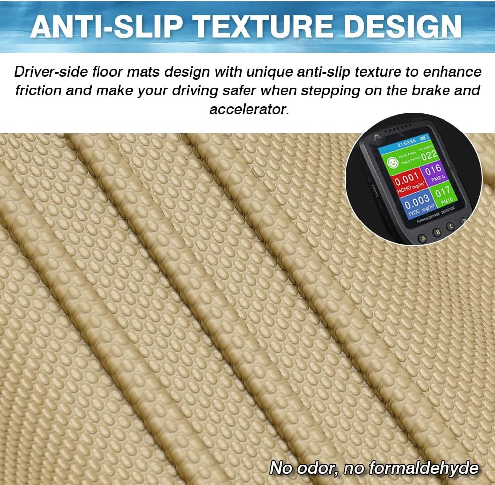 Custom Fit All Weather Floor Liners 1st and 2nd Row Mat Liner Set Z312832
