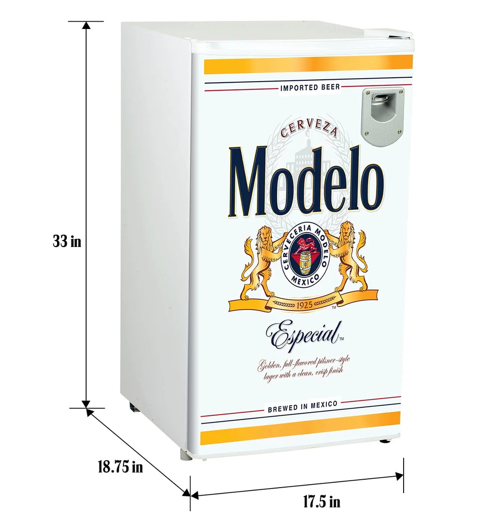 Compact Fridge with Bottle Opener, 90 L 3.2 Cubic Foot P9417