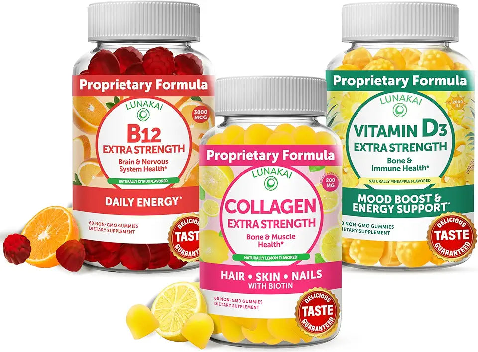 Collagen Vitamin D3 and B12 Gummies Q91711