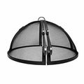Carbon Steel Hinged Round Fire Pit Safety Screen C402