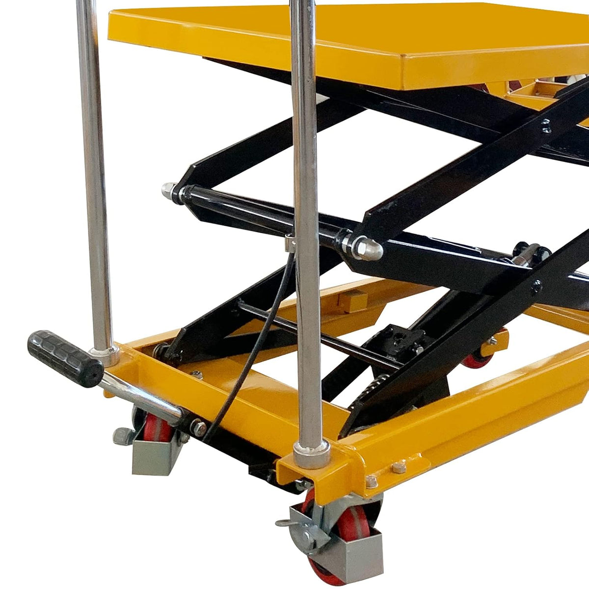 Hydraulic Lift Table Cart 330lbs Capacity 49 Lifting Height E1604