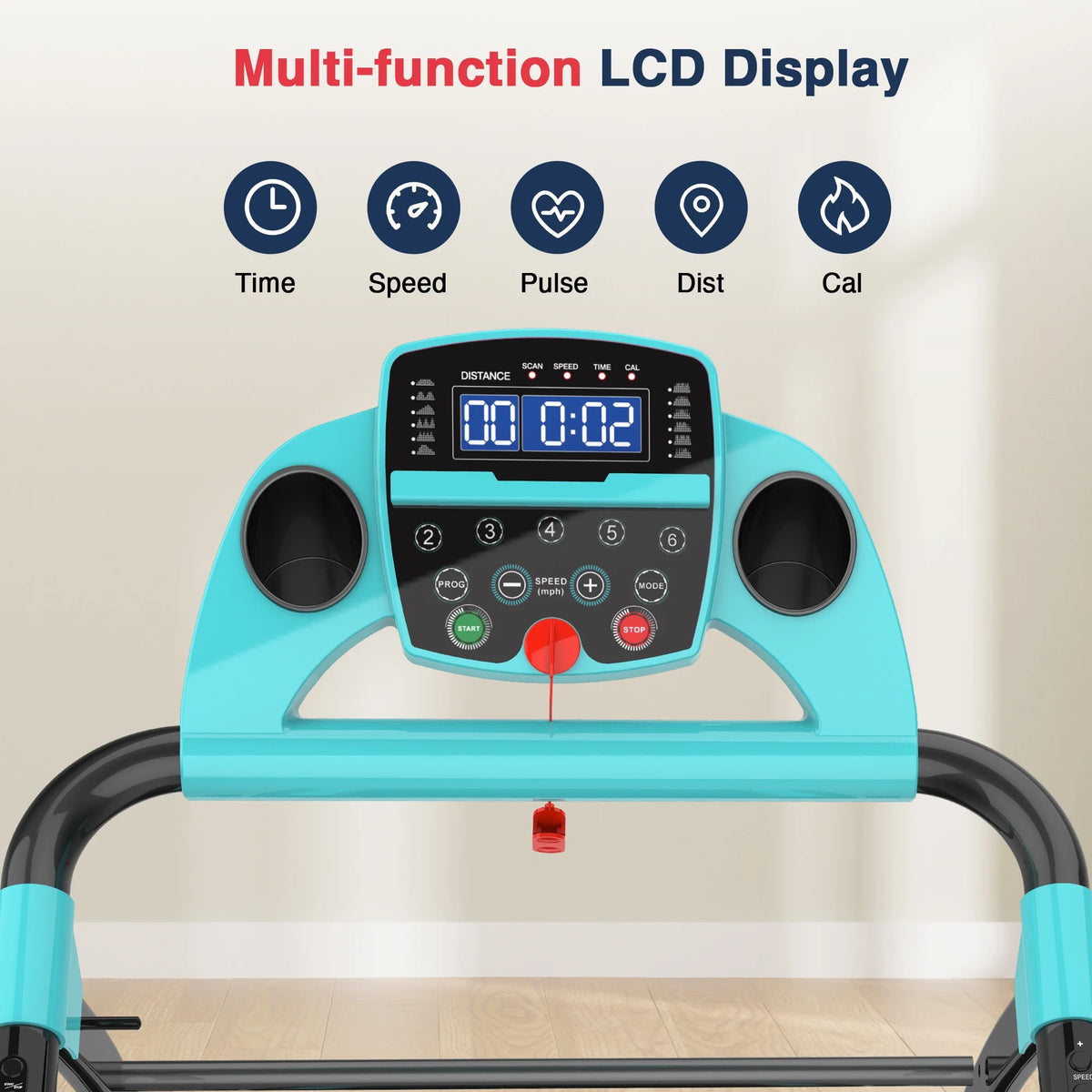 Portable Folding Treadmill Incline Electric Walking Running Machine F68042