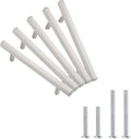 Silver Brushed Nickel 5 Pack Cabinet Pulls 224mm Total Length H999