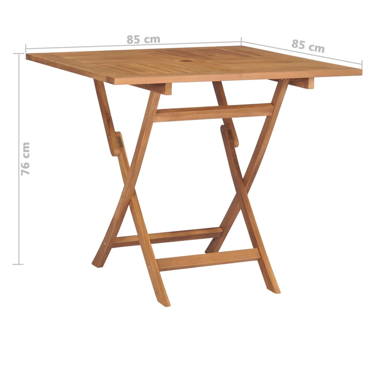 Folding Patio Table Solid Teak Wood G5086