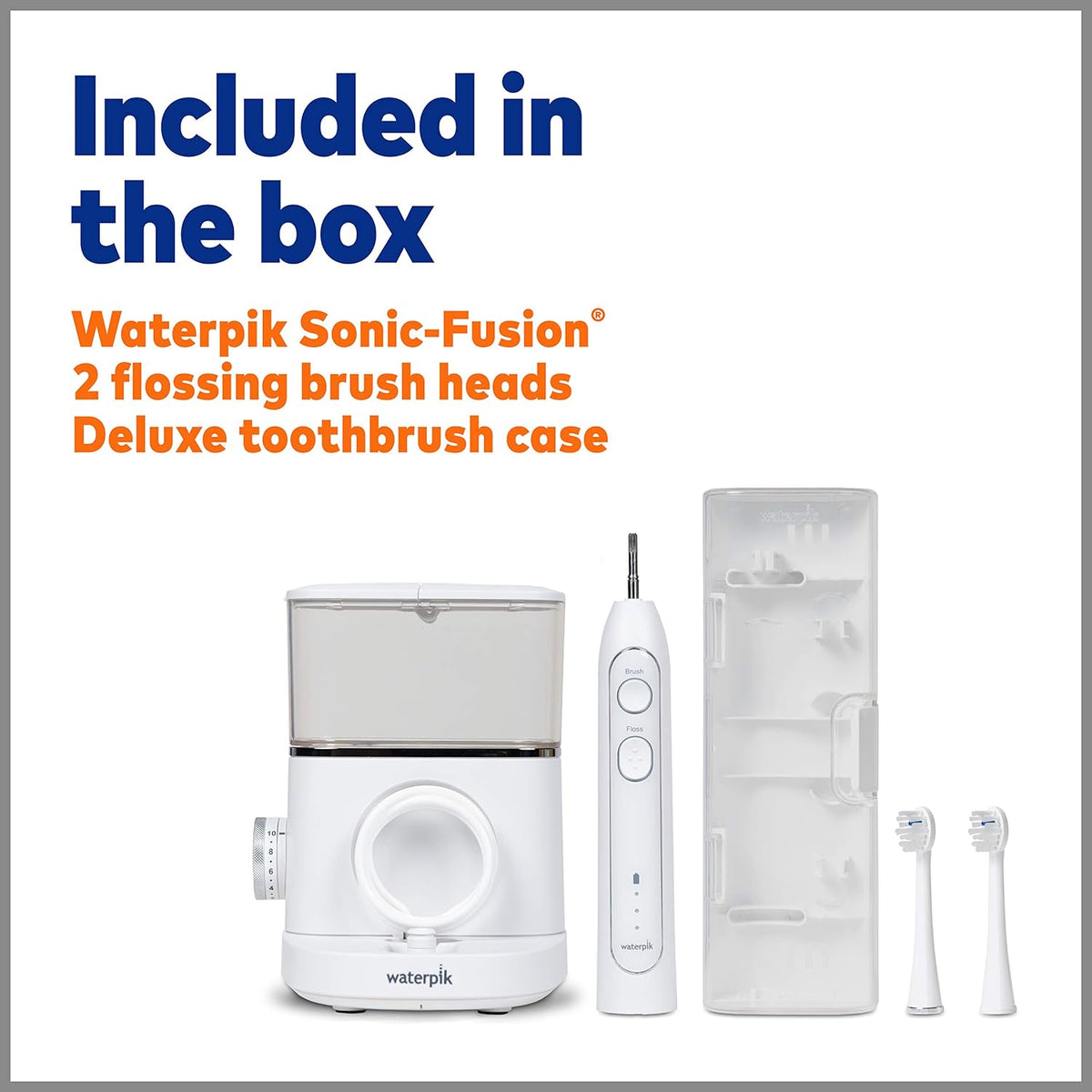 White Electric Toothbrush and Water Flosser Combo C59440