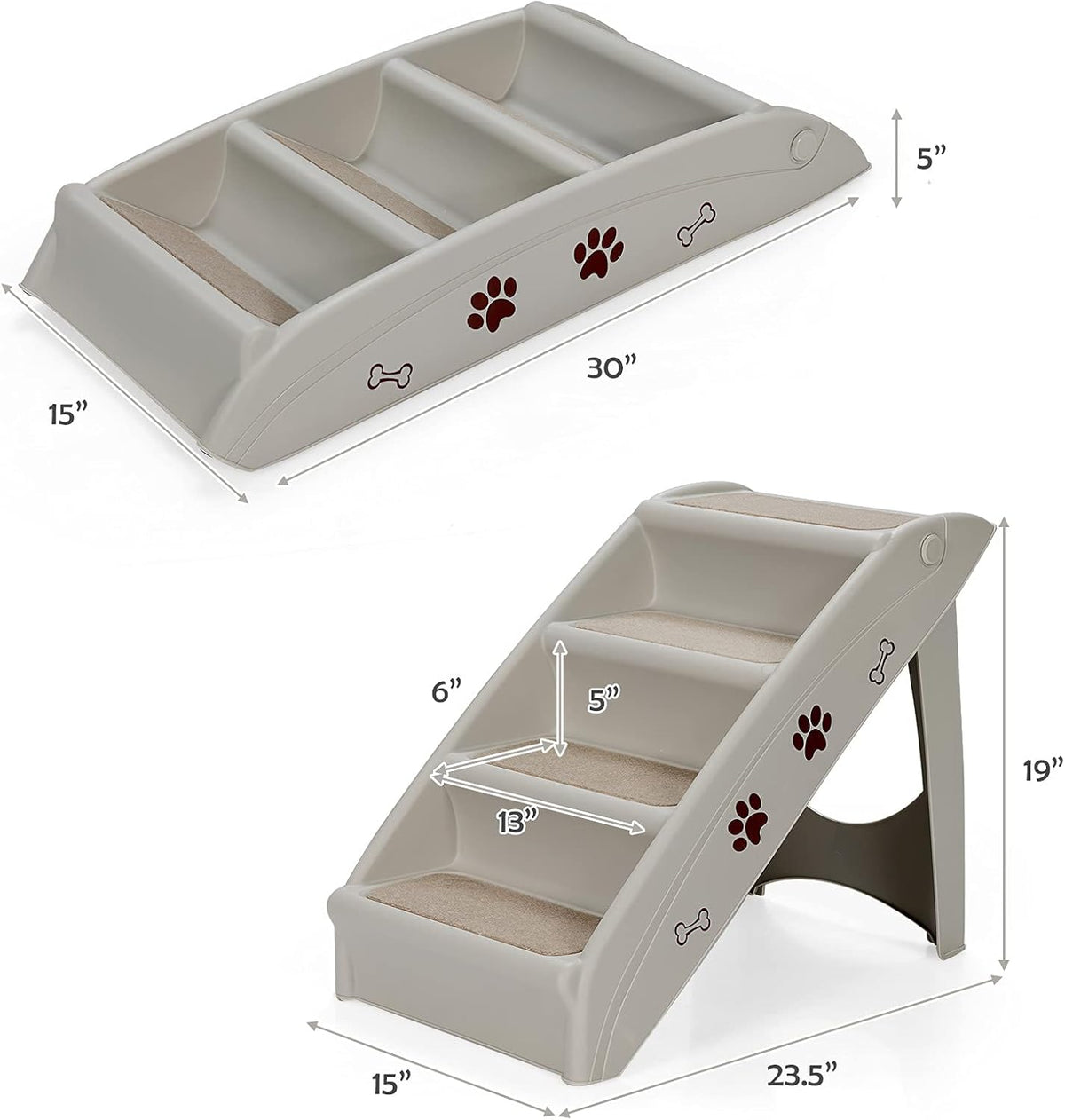 4 Step 19 High Folding Pet Steps V190