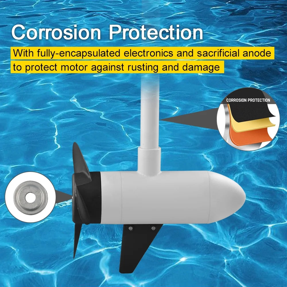 12V 55LBS 54inch Bow Mount Trolling Motor with Wireless Remote Control N251630