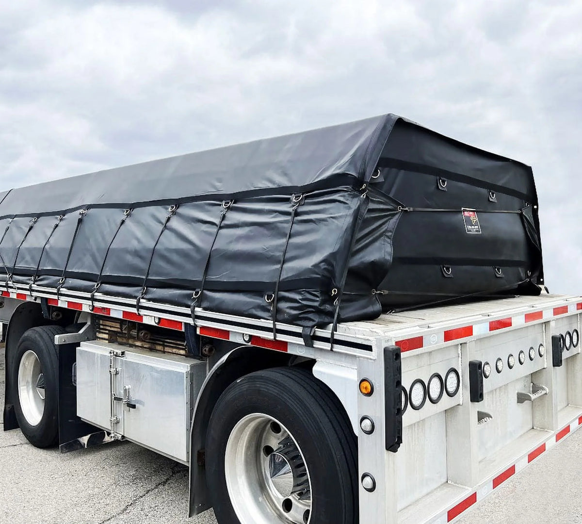 2 Pack 20' x 24' Heavy Duty Flatbed Truck Tarps K555