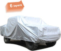 6 Layers Waterproof All Weather Hatchback Car Cover with Zipper Door J39355
