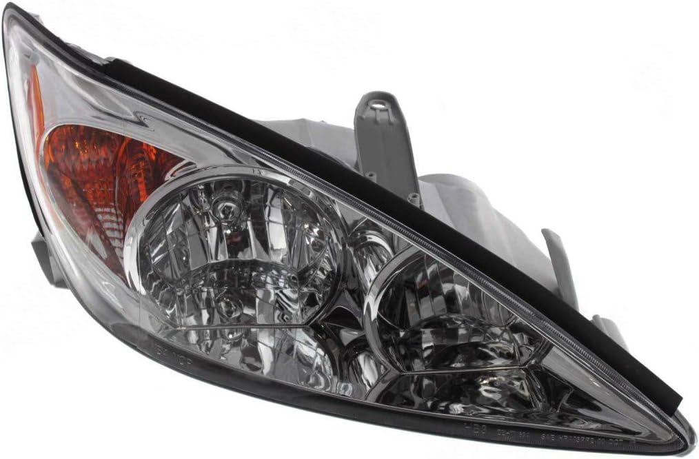 Chrome Headlight Assembly for Toyota Camry 2002 2003 2004 Passenger Side O9597