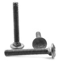 1/2 inch-13 x 9 inch Coarse Thread Carriage Bolt Low Carbon Steel Plain Finish Pk 50 N350993