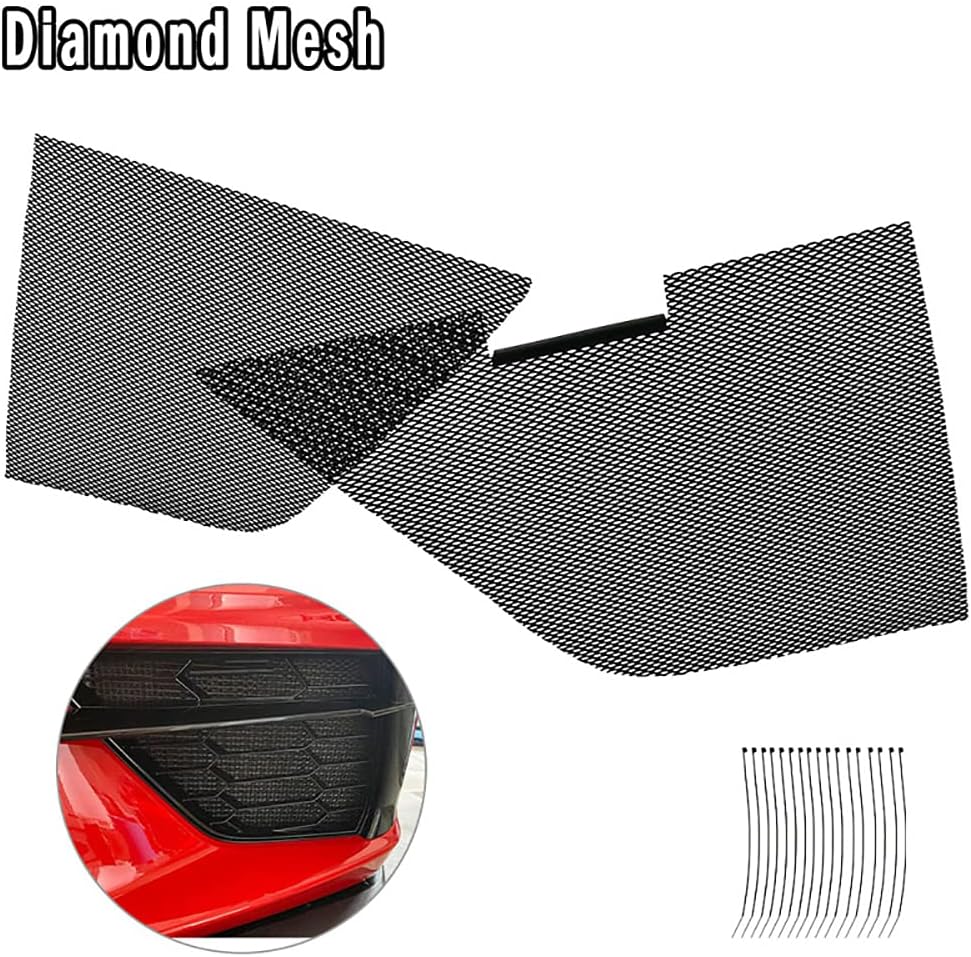 2Pcs Aluminum Car Grille Mesh Set for Corvette C8 2020-2022 N438111