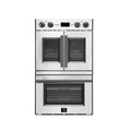 30 French Door Double Electric Wall Oven with Telescopic Racks Y2111