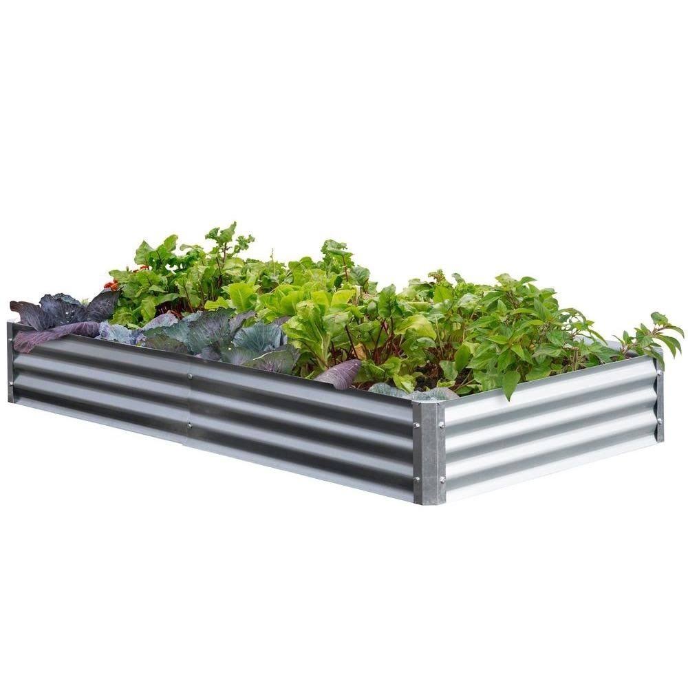 Galvanized Raised Garden Bed Bundle V89276
