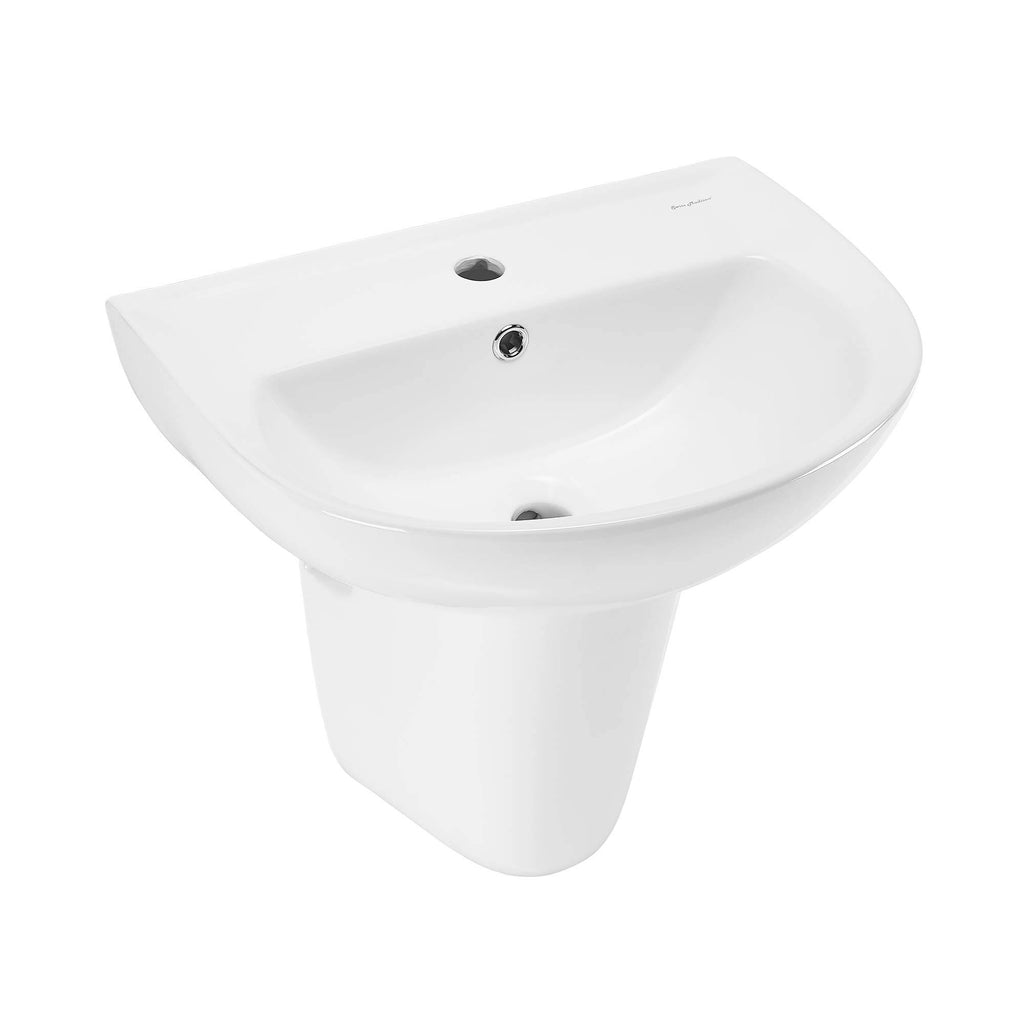 Glossy White Wall Mount Sink B1118