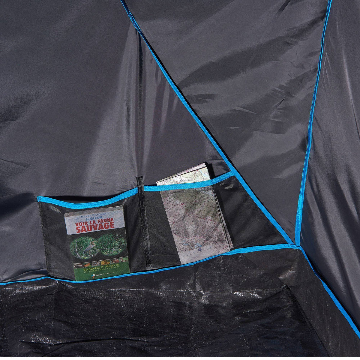 4.2 Inflatable Camping Tent, 4 Person, Black V67938