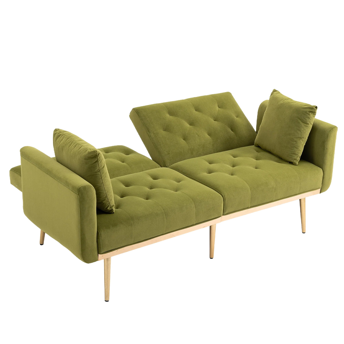 Velvet Sofa with Metal Feet V297