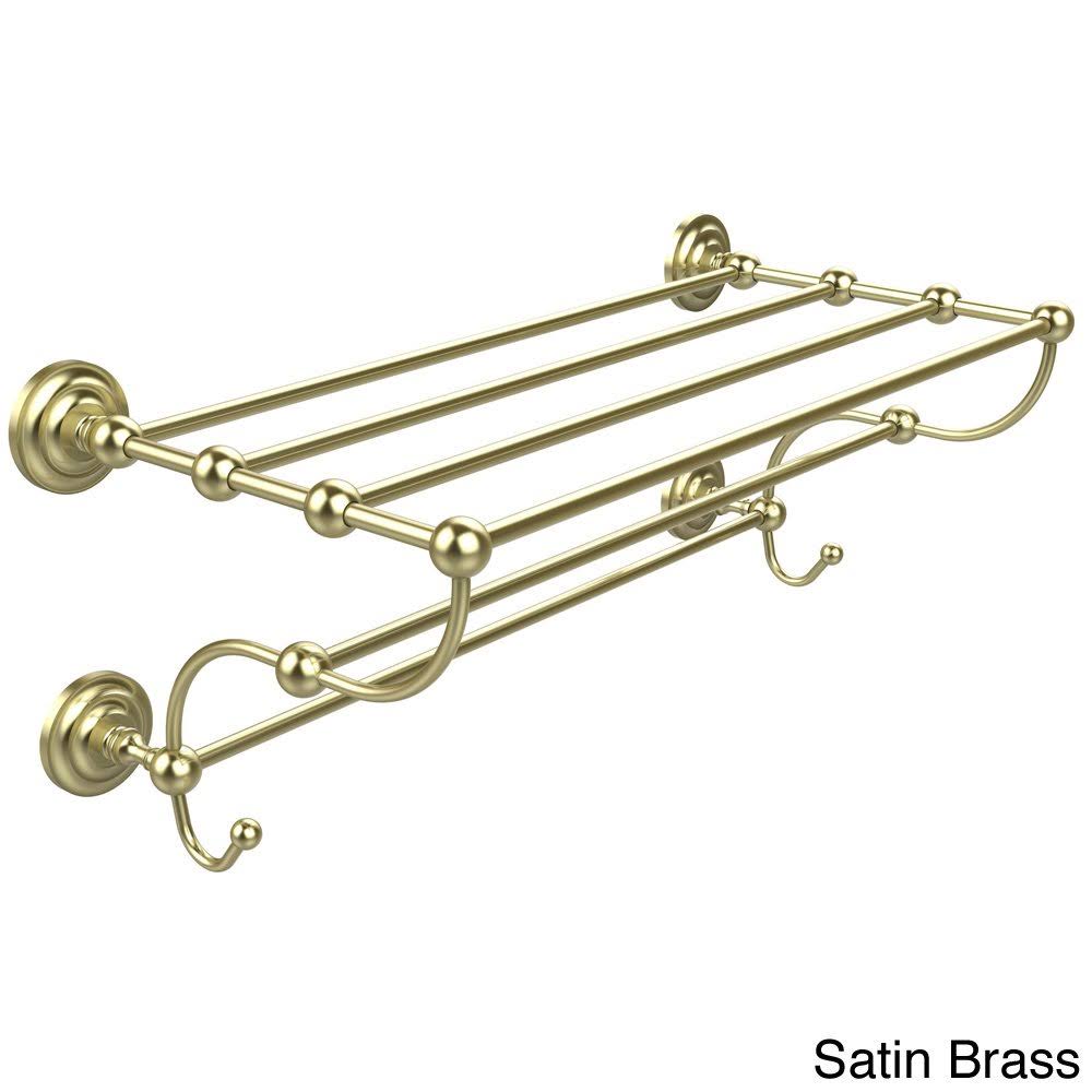 Satin Brass Train Rack Towel Shelf I82963