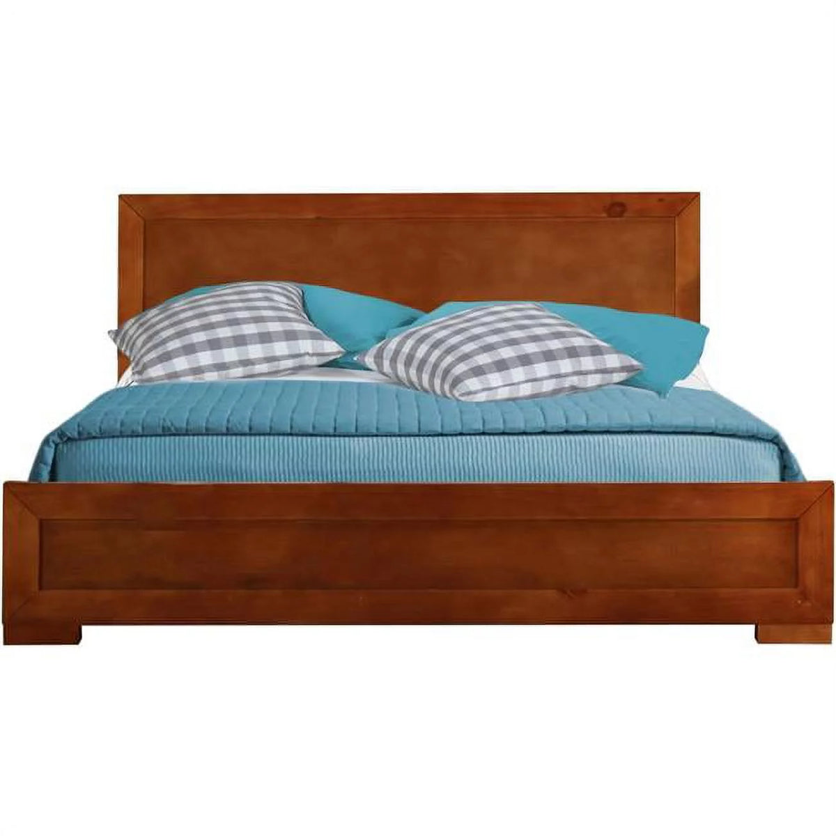 Cherry Wood Twin Size Platform Bed Q59227