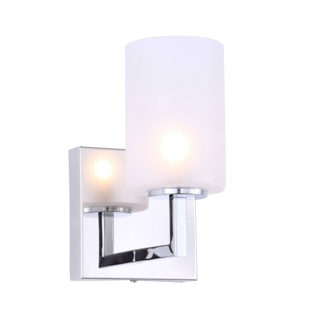 Chrome Opal Glass LED Bath Light T250525