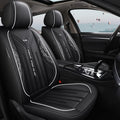 Pink Synthetic Leather 5 Seats Car Seat Cover Set N9654