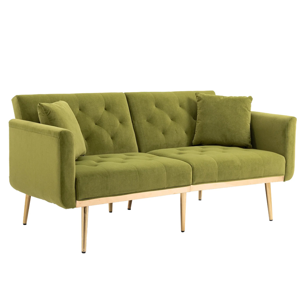 Velvet Sofa with Metal Feet V297