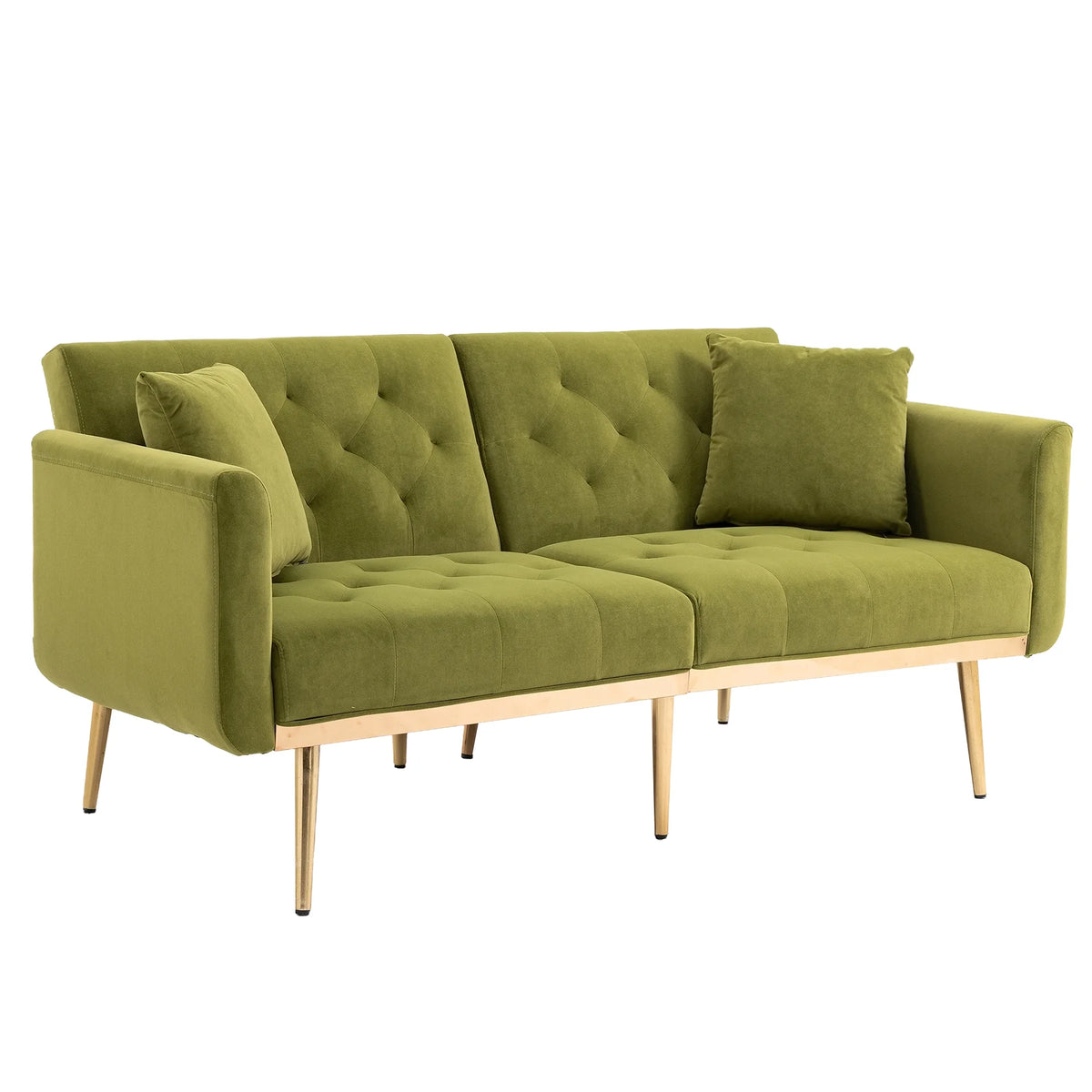 Velvet Sofa with Metal Feet V297