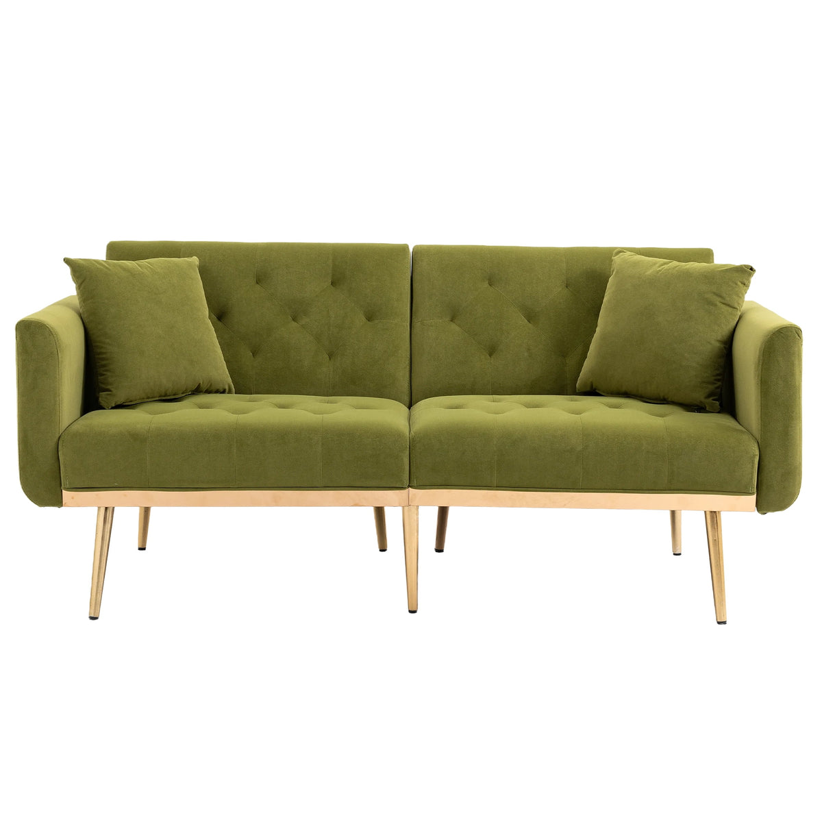 Velvet Sofa with Metal Feet V297