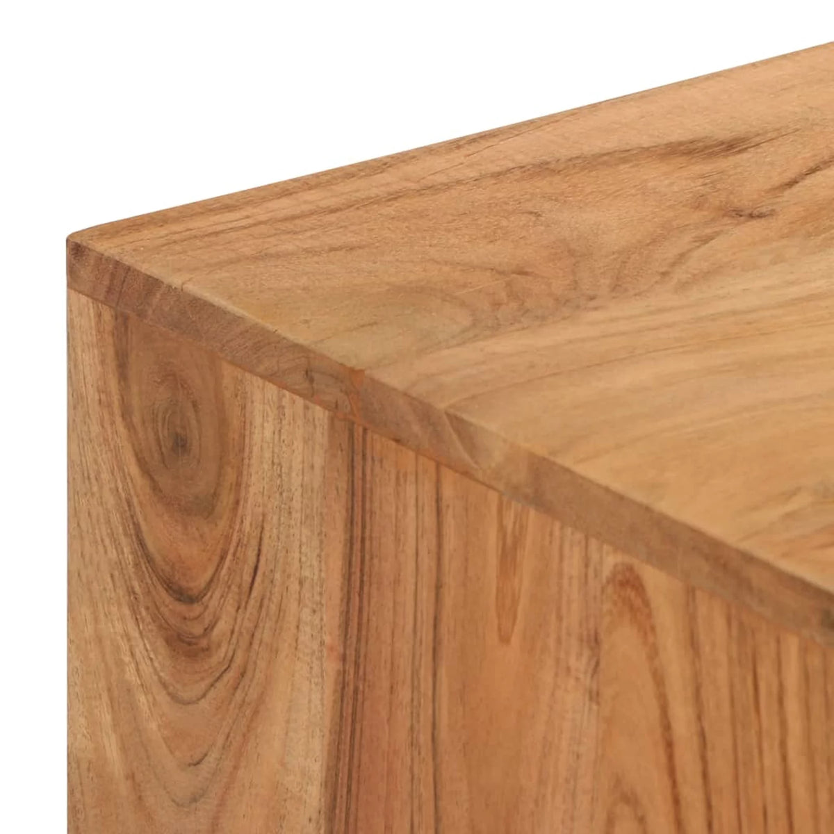 Acacia Wood Writing Table with 2 Drawers and 1 Shelf E4861
