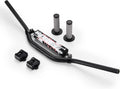 1 1/8" 28mm Handlebars 4 Pcs with Bar Pad, Universal Grips, Handlebar Brackets (Black) Pack of 2 F117