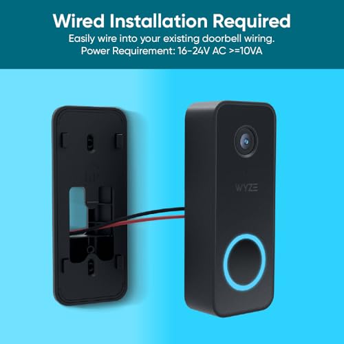2K Video Doorbell with Color Night Vision K4782