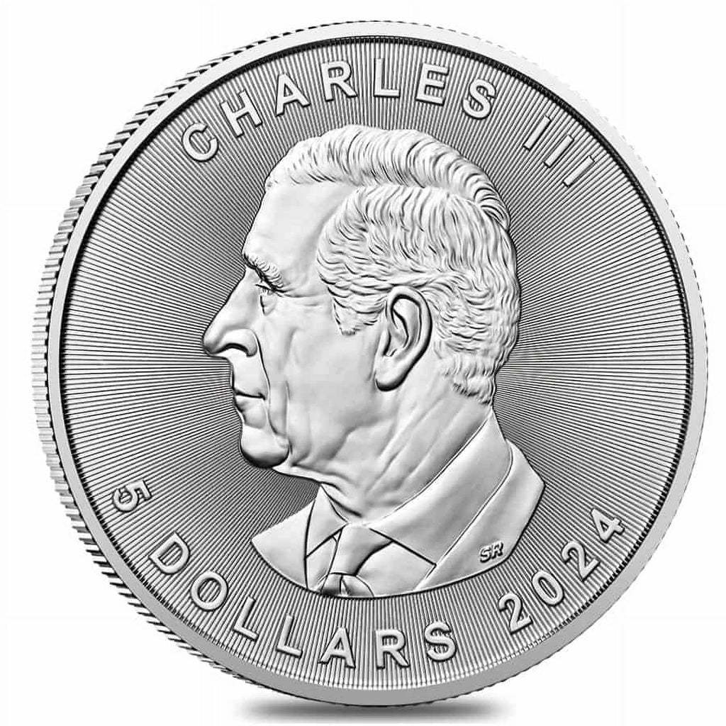 10 1 oz Canadian Silver Maple Leaf Coin A681