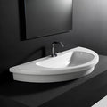 White Drop in Bathroom Sink W888865