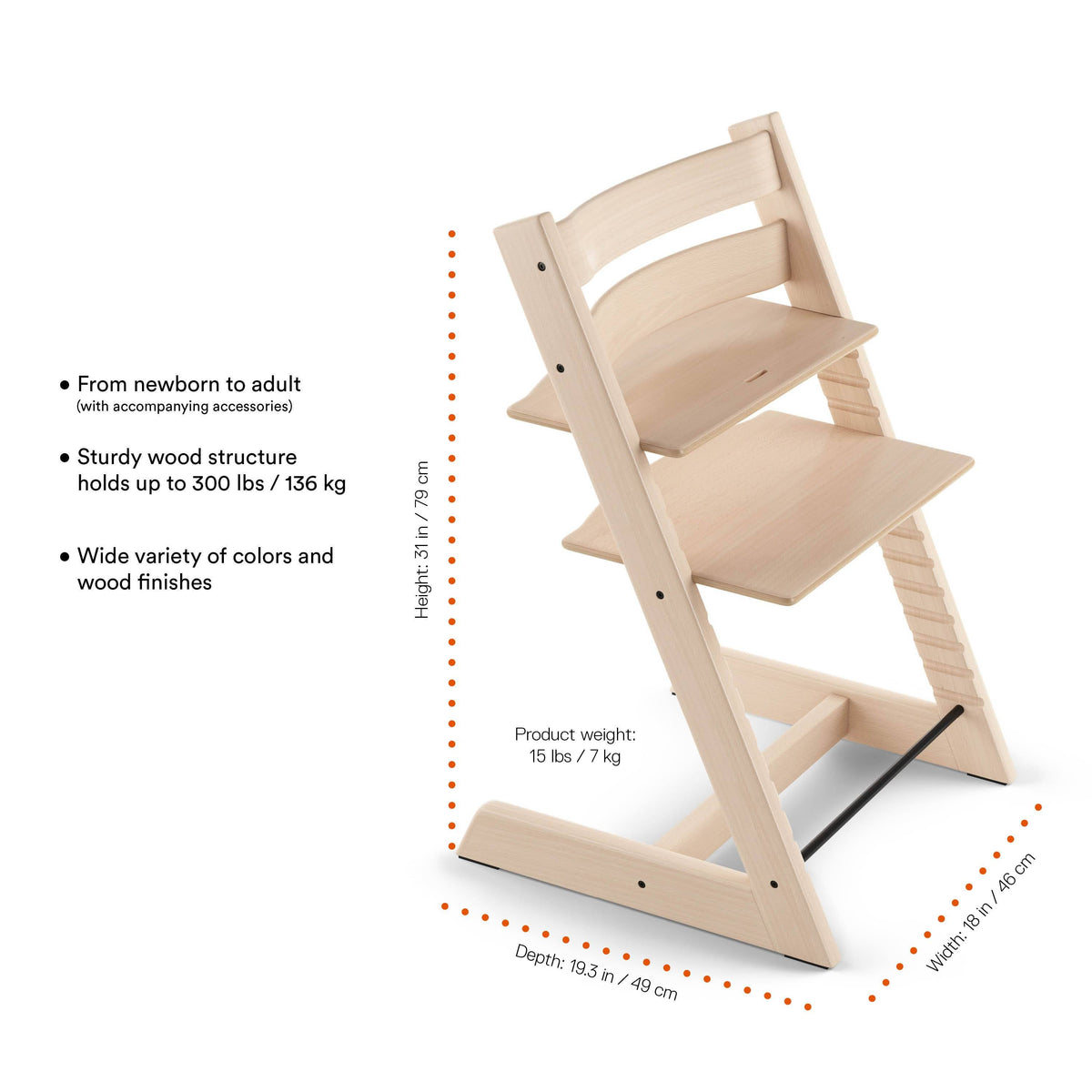 White Tripp Trapp Chair L67493