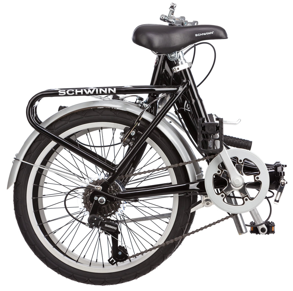 Folding Commuter Bike, 20-inch wheels, Black I525