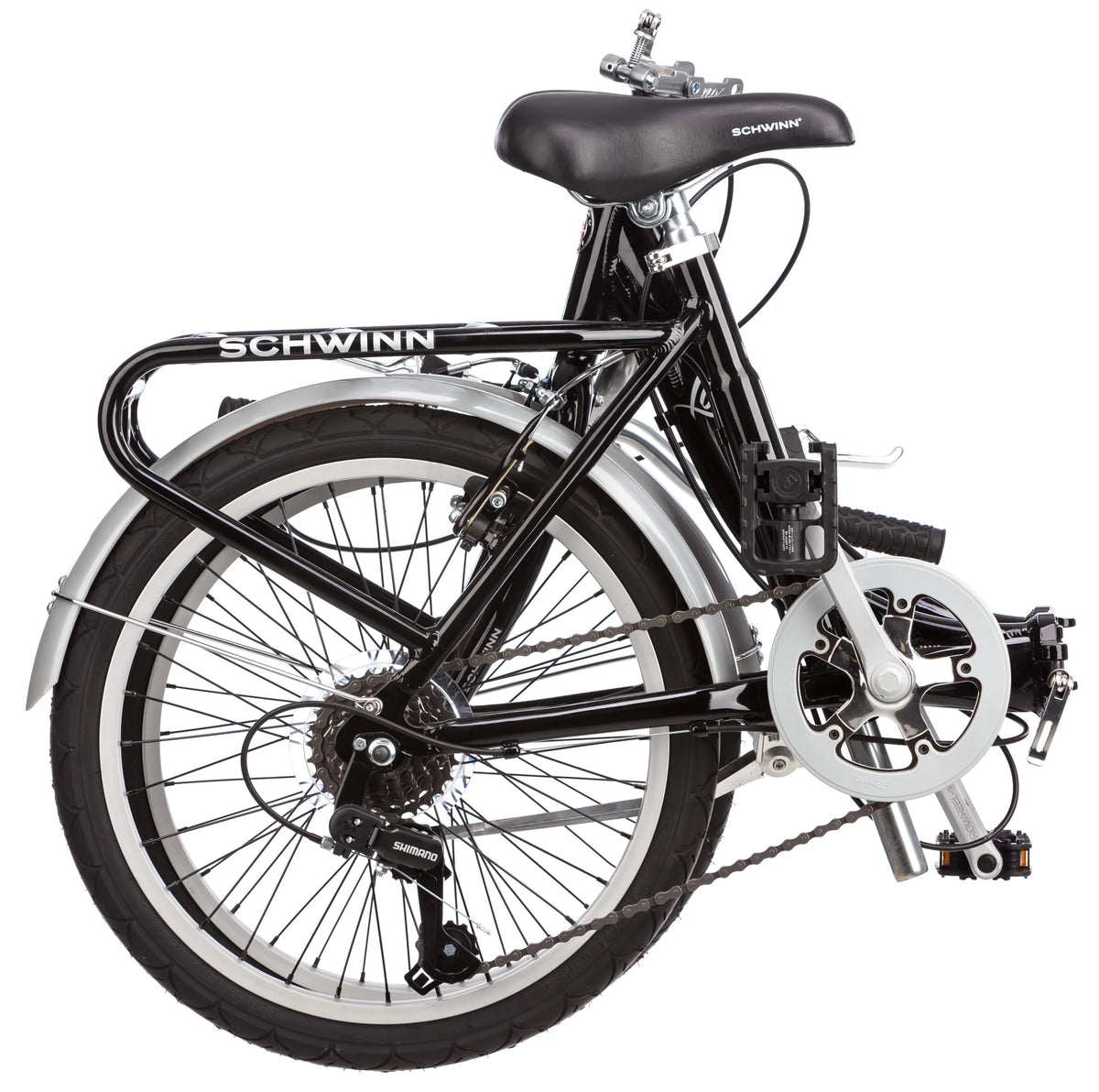Folding Commuter Bike, 20-inch wheels, Black I525