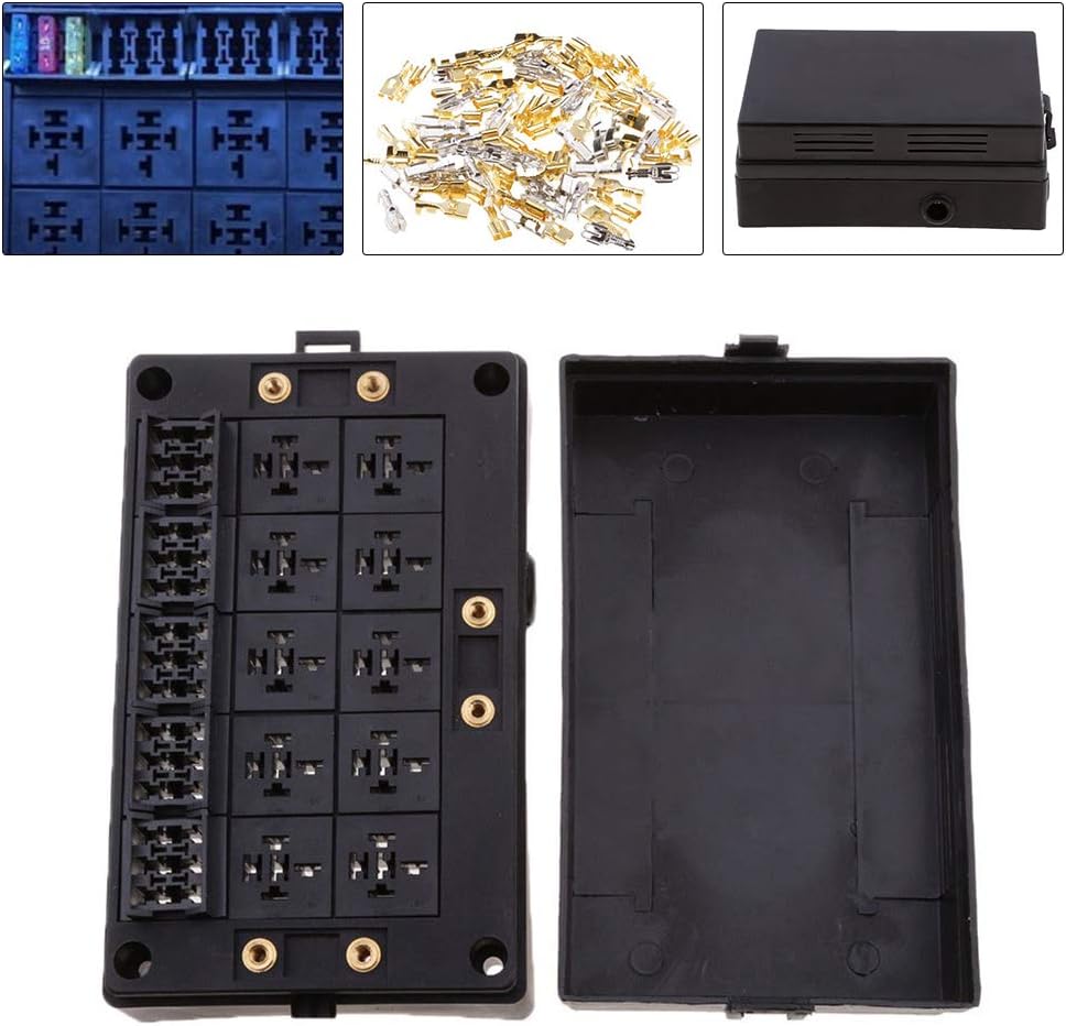 18-way Blade Fuse Holder + 10-way Relay Socket Box L218876